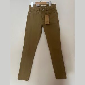 Levi's skinny beige pants 711 new unused with tags pants brown or khaki